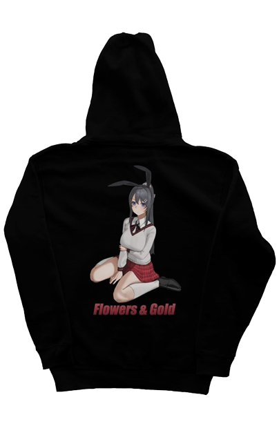 bunny girl zip hoodie