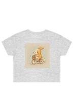 Bunny Crop Tee - Flowers&Gold