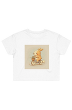 Bunny Crop Tee - Flowers&Gold