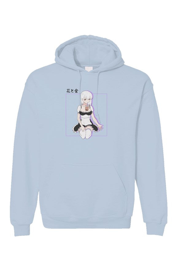 light blue Boba Maid Hoodie