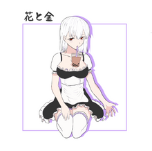 Boba Maid Hoodie - Flowers&Gold