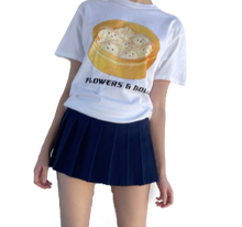 Soup Dumplings T Shirt - Flowers&Gold