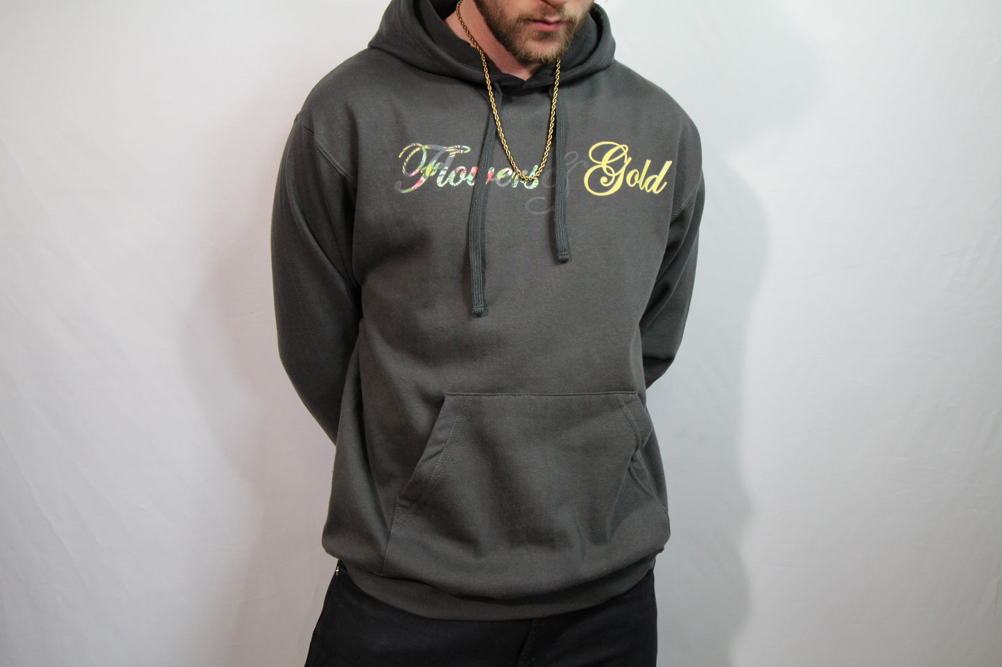 Logo Charcoal Hoodie