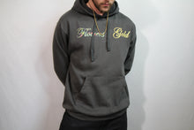 Logo Charcoal Hoodie - Flowers&Gold