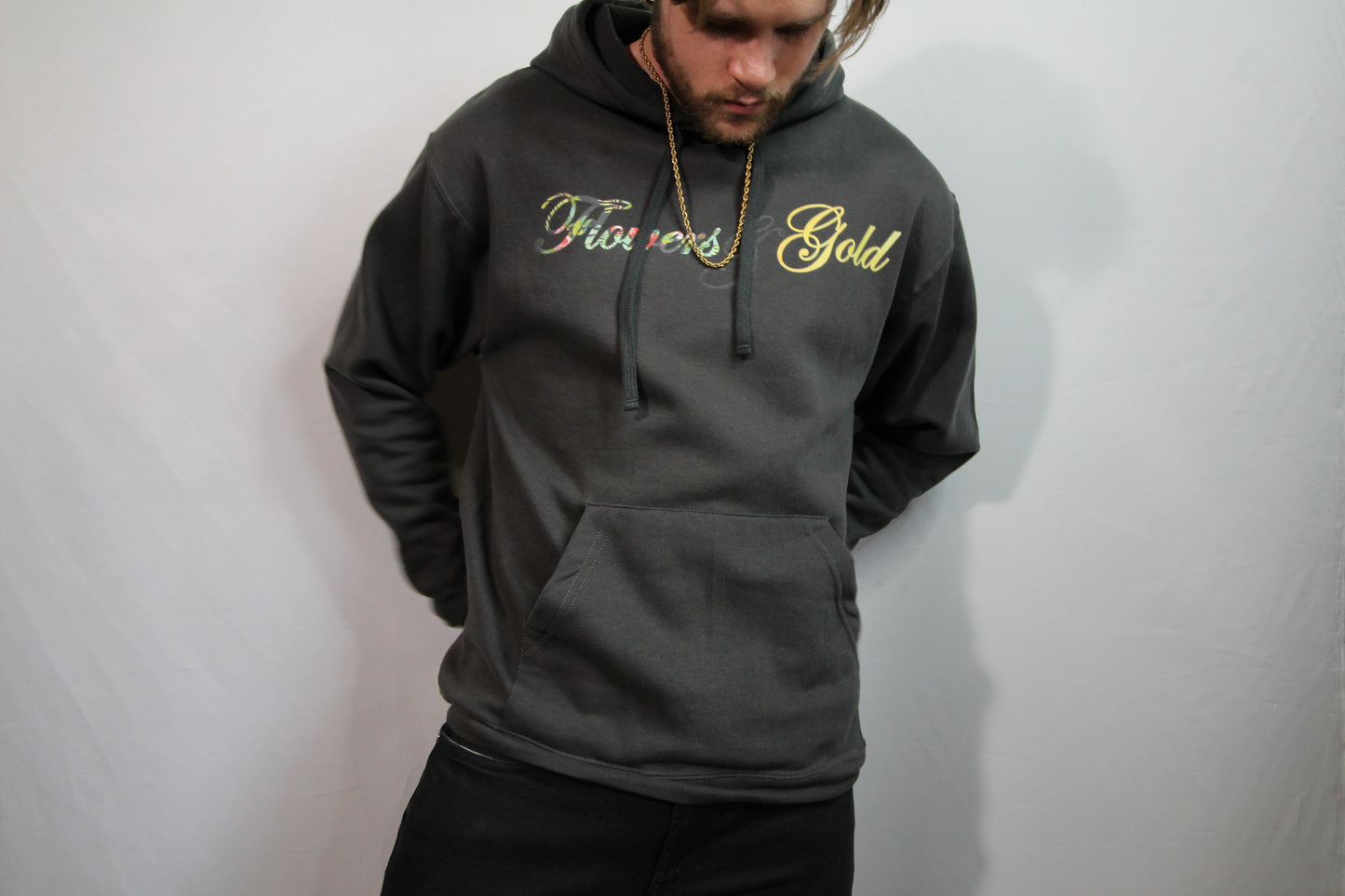 Logo Charcoal Hoodie