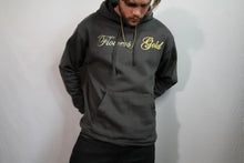 Logo Charcoal Hoodie - Flowers&Gold