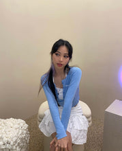 Sky Blue Cardigan - Flowers&Gold