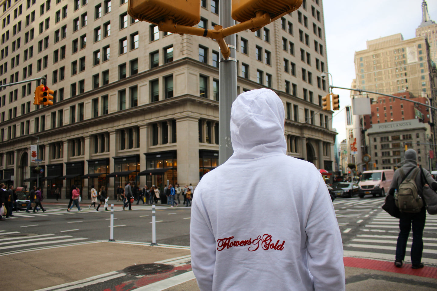 Rosé Hoodie - NY edition - Flowers&Gold hoodie Love and luxury, Luxury street style